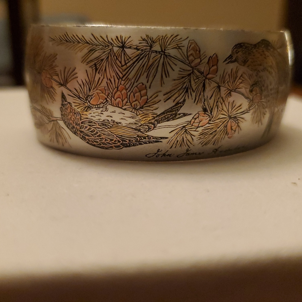 Damascene cuff bracelet Reed & Barton marked inside. Looks brand new!